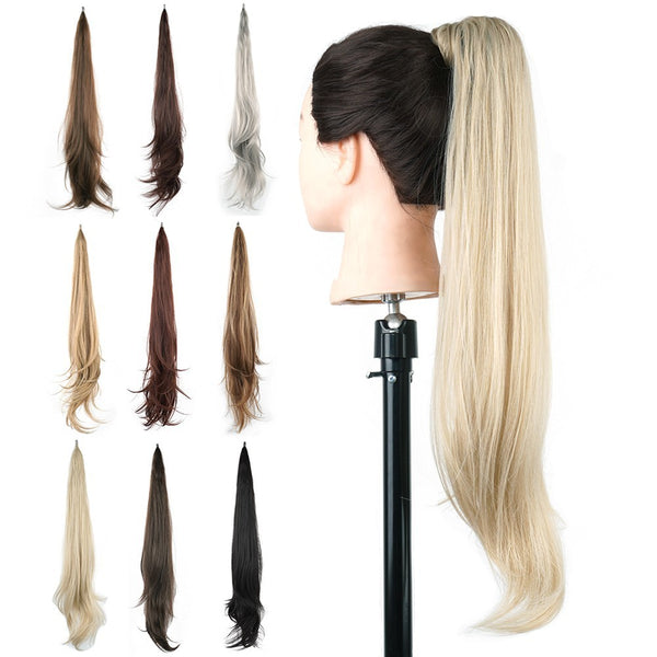 Glam Waves – Long Curly Ponytail Wig