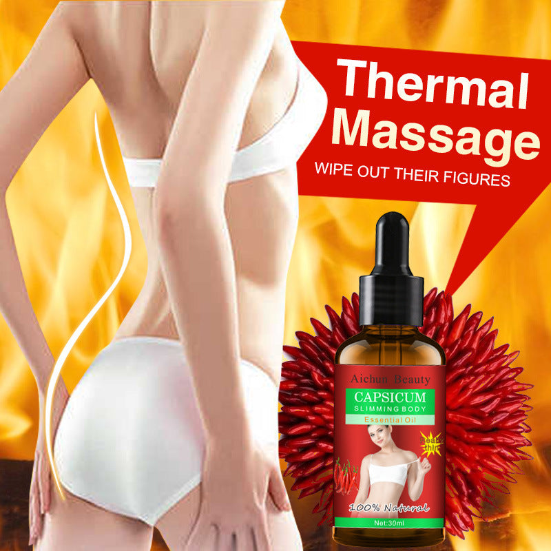Hot Chili Body Shaping Oil – Essential Warming Formula