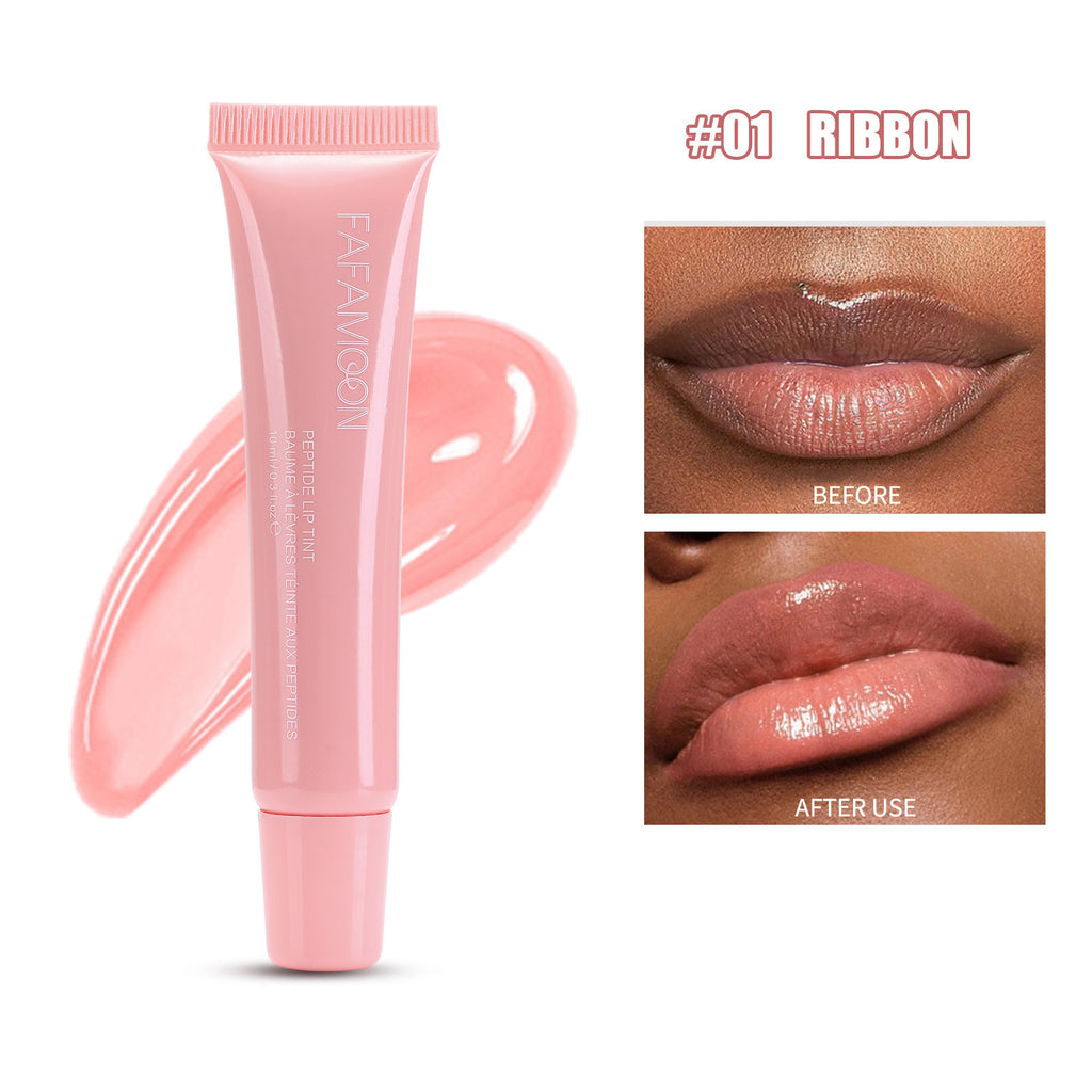 Fafamoon Waterproof Long-Lasting Lip Glaze with Shea Butter & Peptides