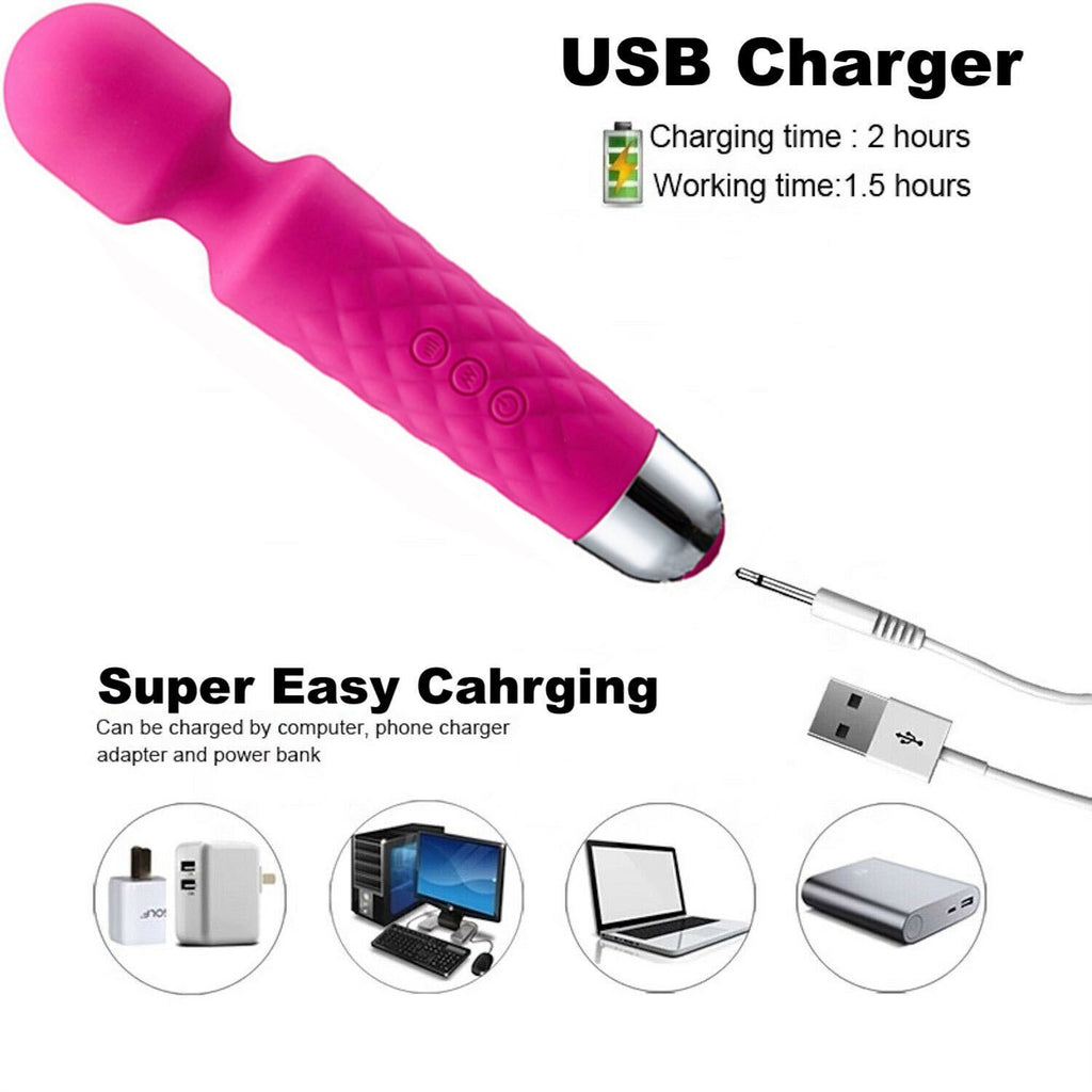 Magic Massage Wand – Muscle Relaxation 20-Speed Massager