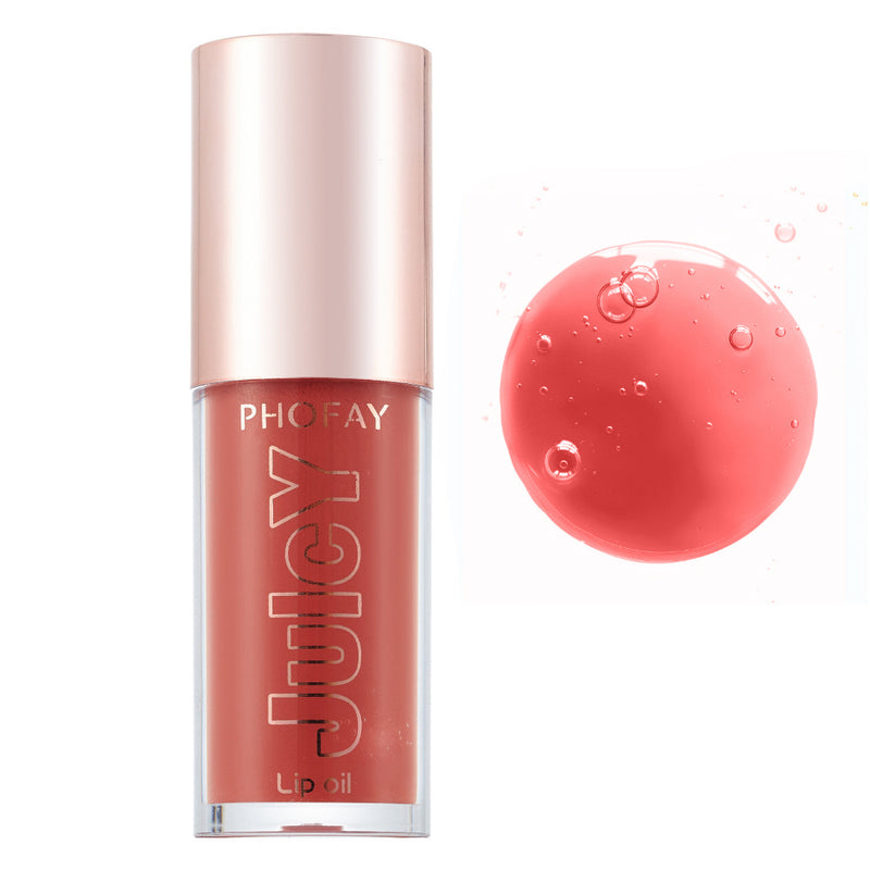 PHOFAY Juicy Lip Oil – Hydrating Shine, Non-Sticky Comfort