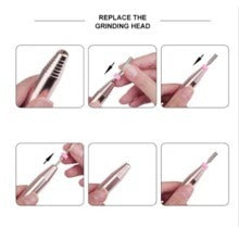 Multi-Function Electric Manicure Drill – 6-Piece Set