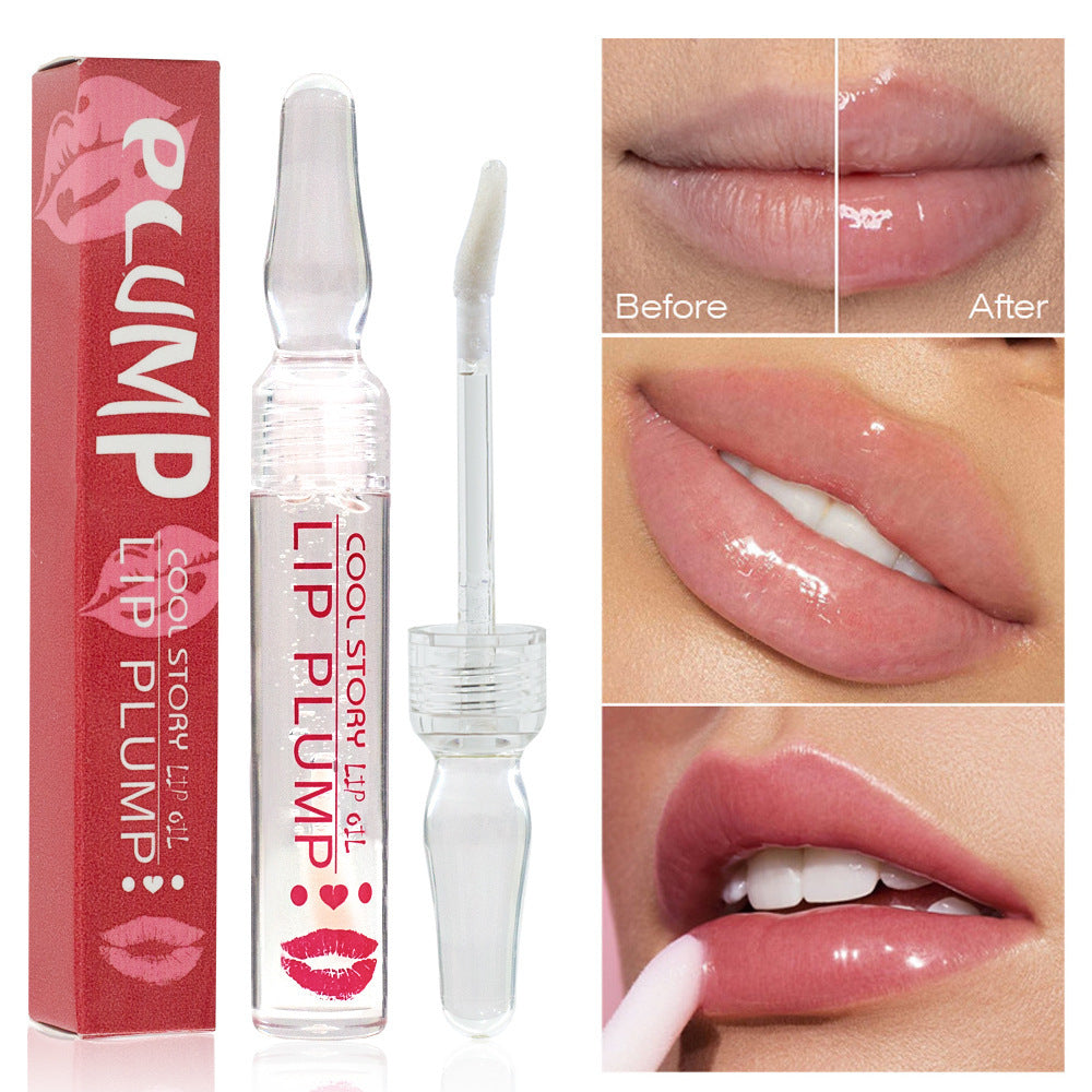 Fruit-Infused Lip Plump Gloss – Hydrating & Volumizing