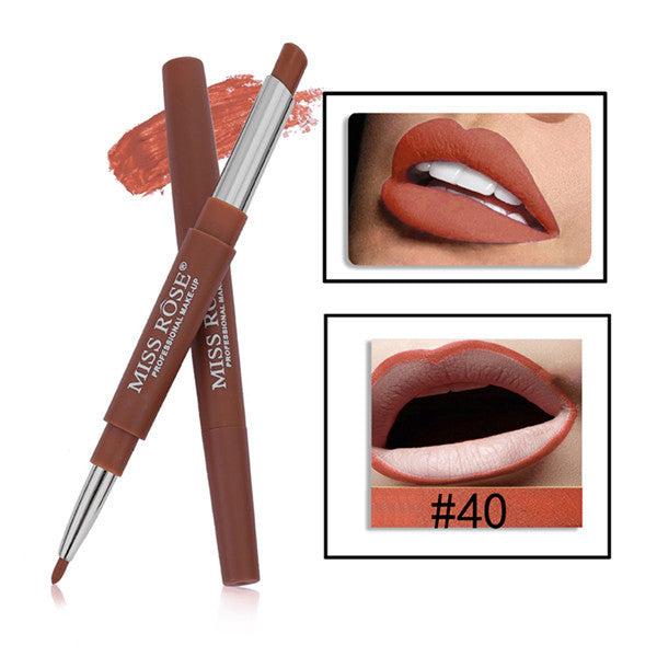 MISS ROSE 2-in-1 Lipstick & Lip Liner – Versatile Beauty for Professional Results