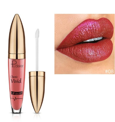 Pudaier Diamond Matte Pearl Lip Gloss - Classic & Vivid Collection