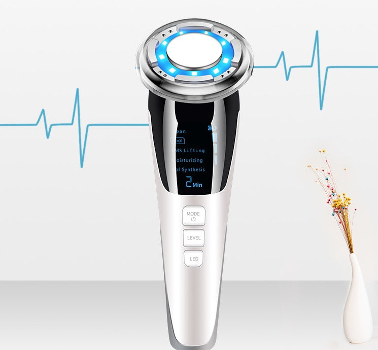 Dual-Therapy Beauty Massager – Hot & Cold Skin Rejuvenation