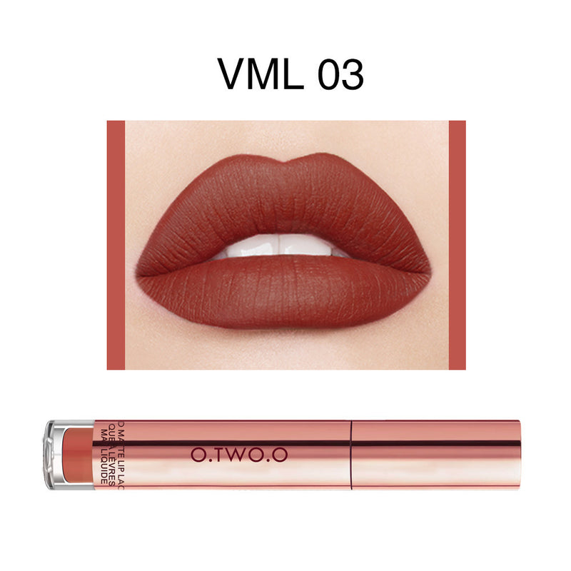 12-Color Long-Lasting Matte Lip Gloss