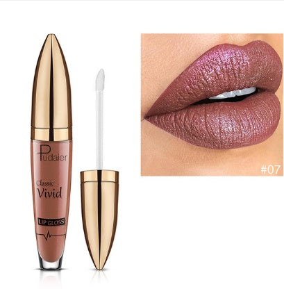 Pudaier Diamond Matte Pearl Lip Gloss - Classic & Vivid Collection