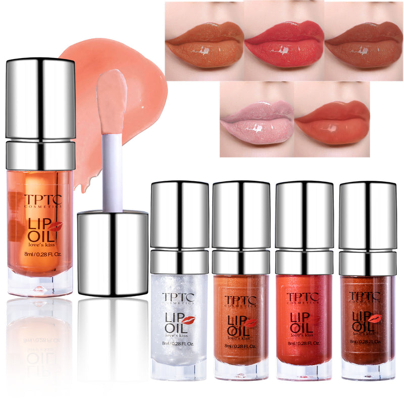 Glossy Finish Lip Oil & Lacquer – Hydrating, No-Stain Formula