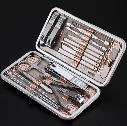 21-in-1 Stainless Steel Manicure & Pedicure Kit – Professional Nail Care Set