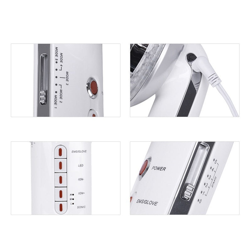 6-in-1 LED Ultrasonic Skin Rejuvenation Device