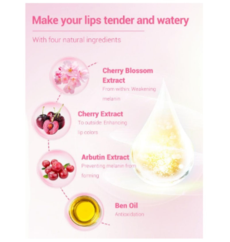 LANBENA Lip Lightening Serum – Cherry Moisture Elixir