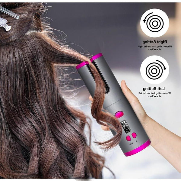 Wireless Ceramic Auto Hair Curler – Hair Styling Tool