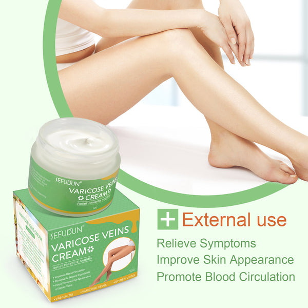 Varicose Vein Repair Cream – Reduces Blood Streaks, Bruises, and Leg Swelling