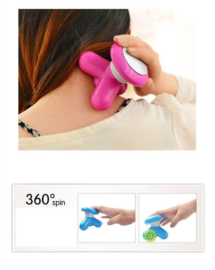 Mini Electric Body Massager – Deep Vibration for Neck, Back & Legs