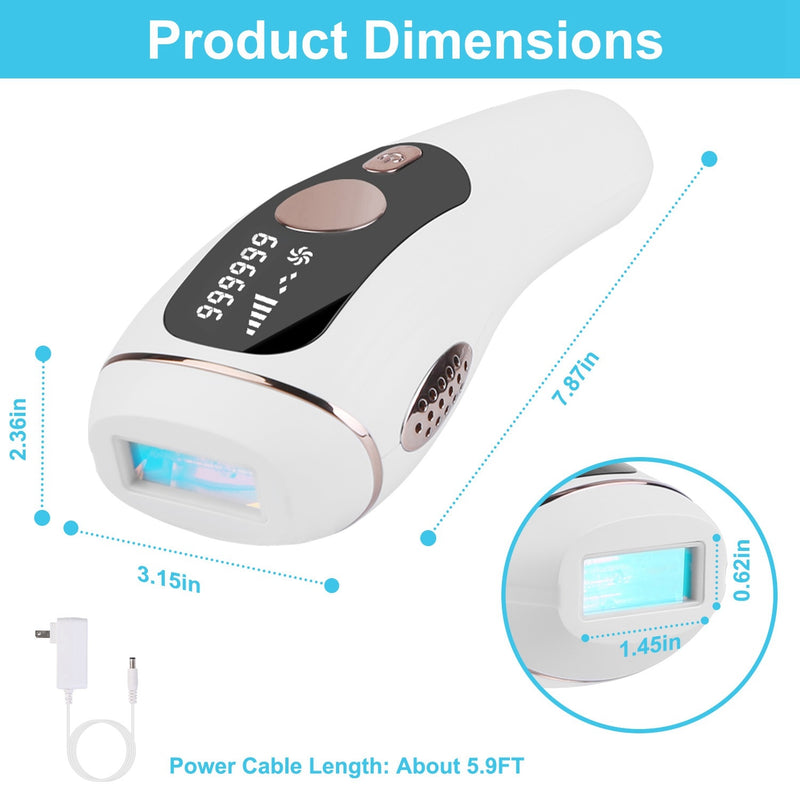 Permanent IPL Hair Remover – Painless & Ice Cooling (Shipping Only in USA)