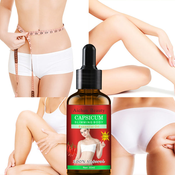 Hot Chili Body Shaping Oil – Essential Warming Formula