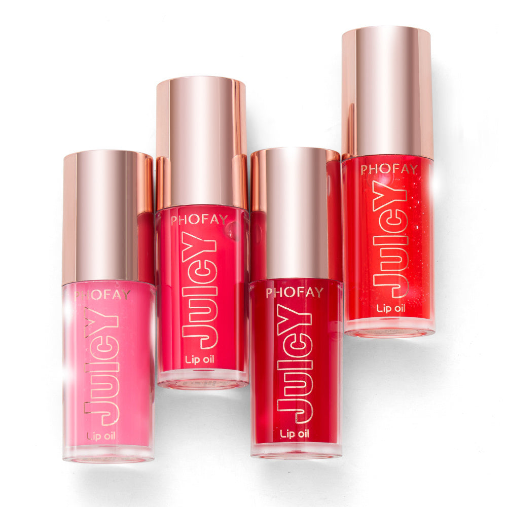 PHOFAY Juicy Lip Oil – Hydrating Shine, Non-Sticky Comfort