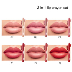 6-Piece Lip Liner Set – Effortless Precision and Color