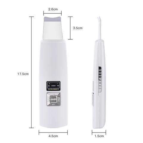 Ultrasonic Skin Scrubber & Facial Cleanser – Blackhead, Acne Remover & Spa Vibration Massager