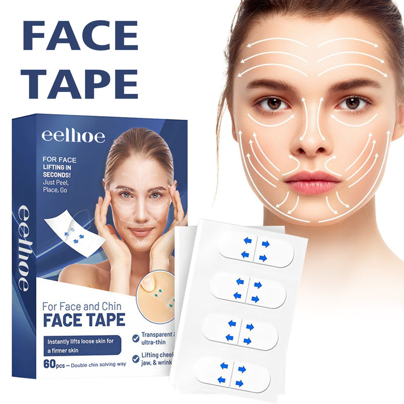 EELHOE Lifting & Firming Face Tape – 60pcs Sculpting Solution for Face and Chin