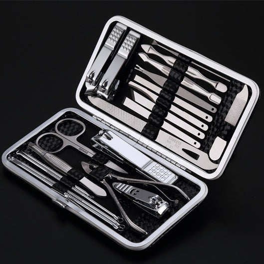 21-in-1 Stainless Steel Manicure & Pedicure Kit – Professional Nail Care Set