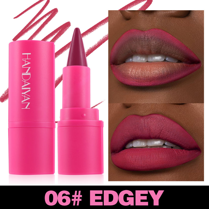 Chic Matte Lip Duo – 2-in-1 Lipstick & Liner, 8 Elegant Colors