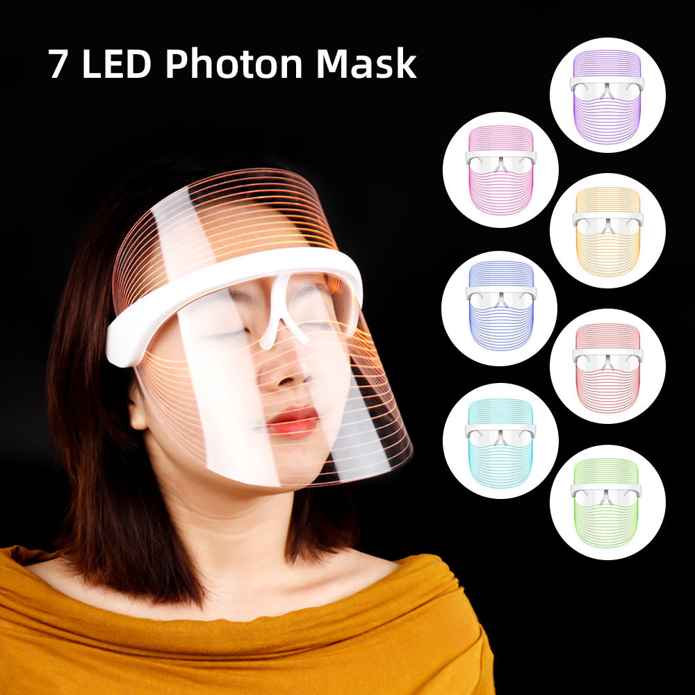 3 Color LED Light Therapy Face Mask