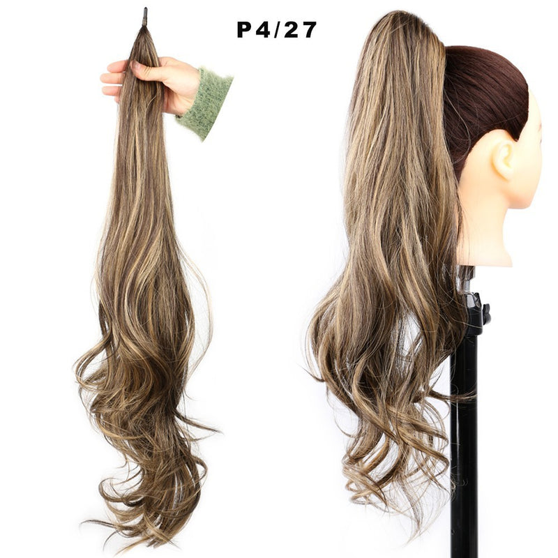 Glam Waves – Long Curly Ponytail Wig