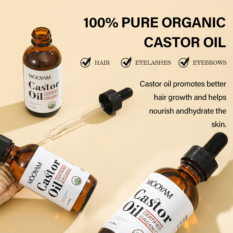 Castor Oil Beauty Elixir – Hair, Eyebrows & Skin