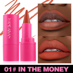 Chic Matte Lip Duo – 2-in-1 Lipstick & Liner, 8 Elegant Colors