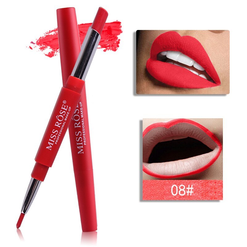 MISS ROSE 2-in-1 Lipstick & Lip Liner – Versatile Beauty for Professional Results