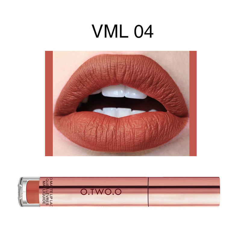 12-Color Long-Lasting Matte Lip Gloss