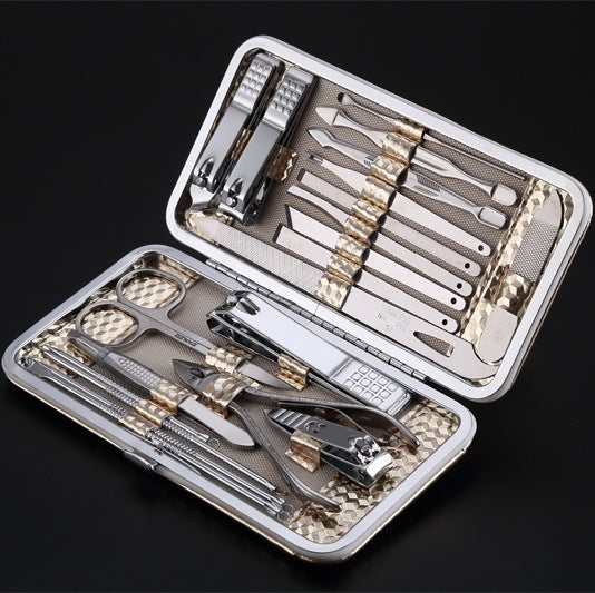 21-in-1 Stainless Steel Manicure & Pedicure Kit – Professional Nail Care Set