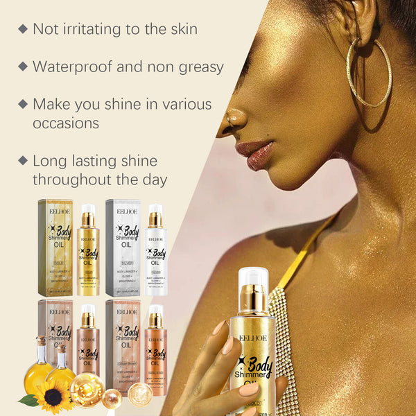 Beach Repair Shimmer Body Oil – Radiant Hydration for Glowing Skin