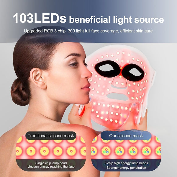 Silicone LED Facial Mask – Photon Rejuvenation