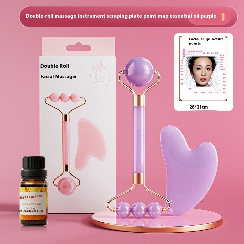Jade Roller & Gua Sha Set – Lifting & Eye Revitalizing Massage