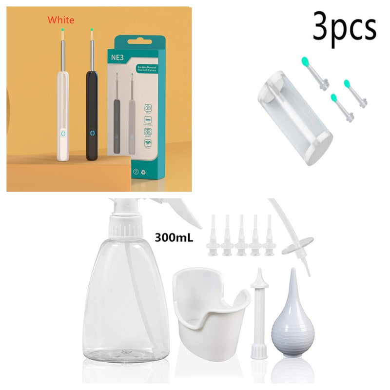 Digital Ear Wax Remover – Wireless LED Otoscope Kit