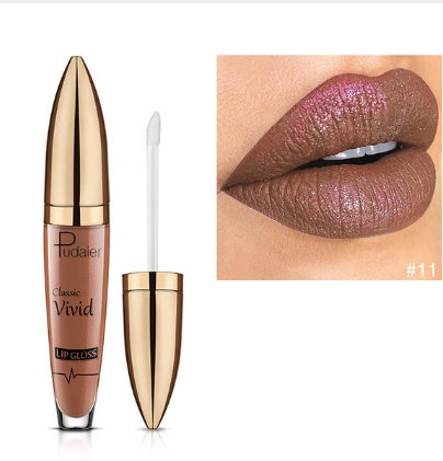 Pudaier Diamond Matte Pearl Lip Gloss - Classic & Vivid Collection