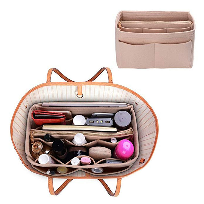 Elegant Felt Cosmetic Bag – Perfect for On-the-Go