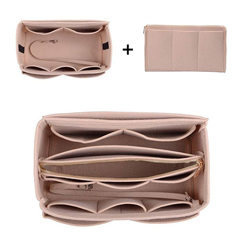 Elegant Felt Cosmetic Bag – Perfect for On-the-Go