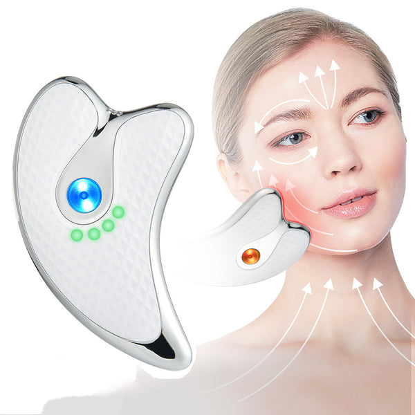 Rechargeable Vibrating Facial Massager & Scraping Tool