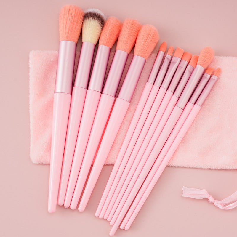 All-in-One 13pcs Makeup Brush Kit – Blend, Buff & Glow