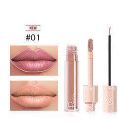 Velvet Shine Duo – Longwear Lipstick & Gloss with Polywax Seal