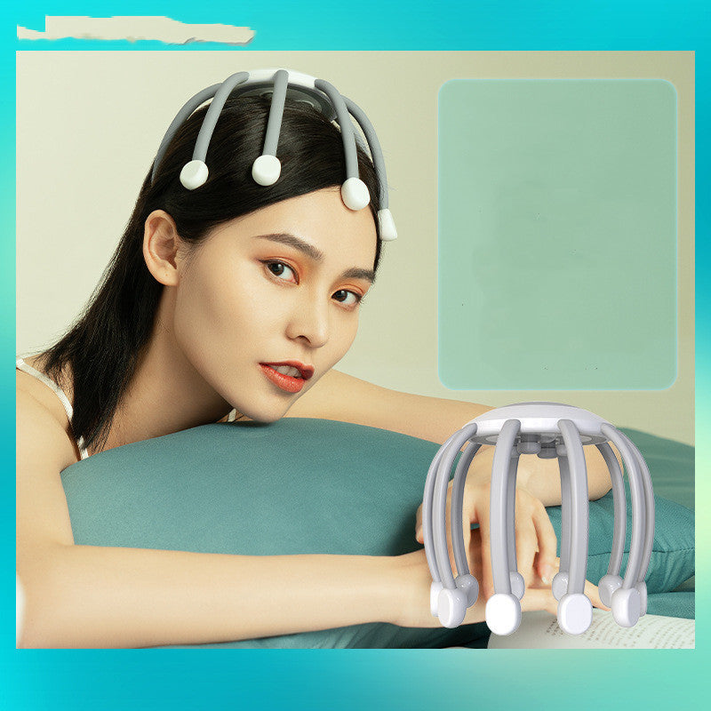 Electric Scalp Massager – 4 Modes, Portable Vibration Therapy