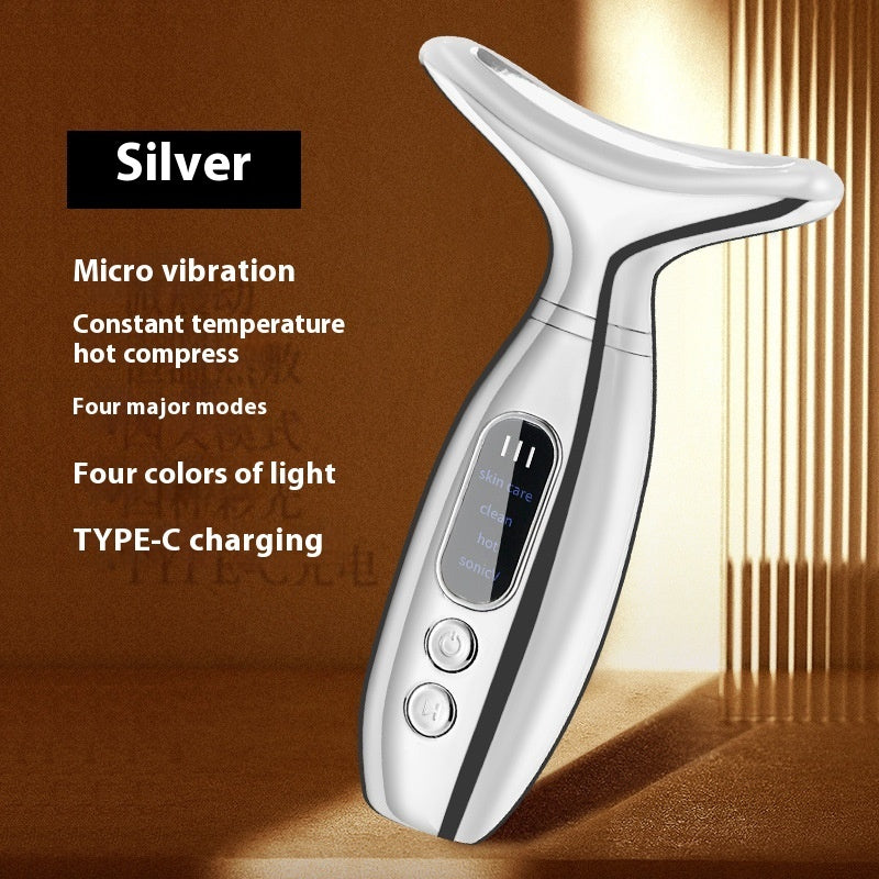 LED Neck & Face Lift Massager – Skin Tightening & Anti-Aging Device
