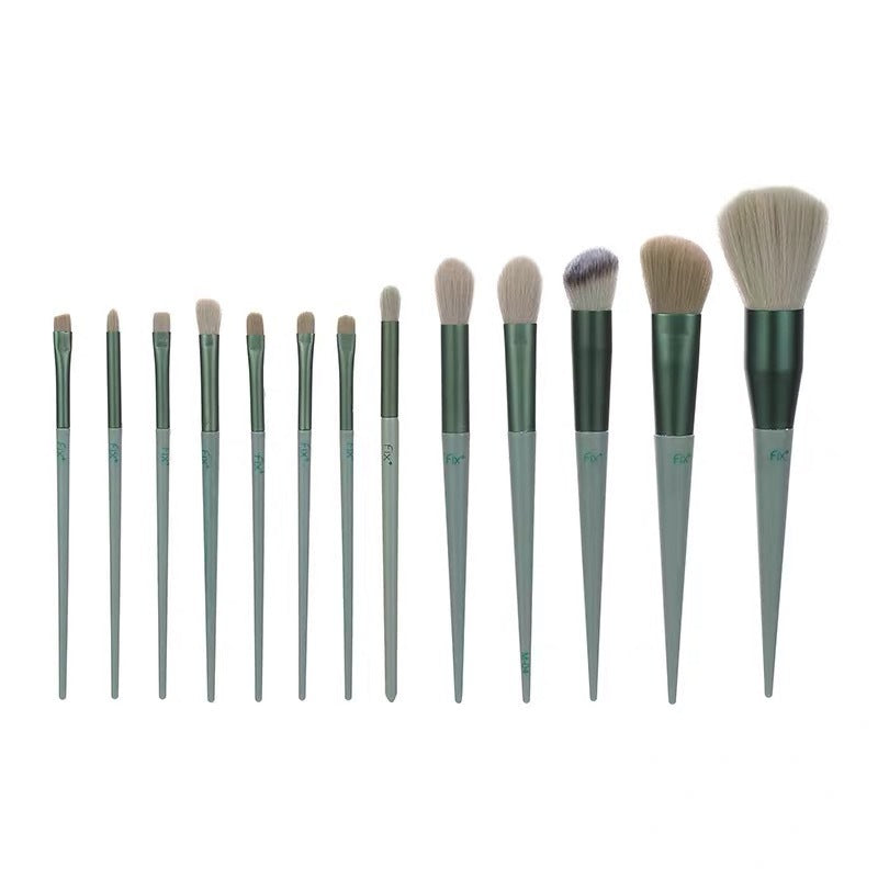 All-in-One 13pcs Makeup Brush Kit – Blend, Buff & Glow