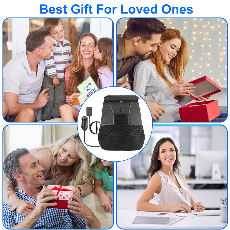 3D Shiatsu Back Massager with Heat – Full Body Relief – Ships Only USA