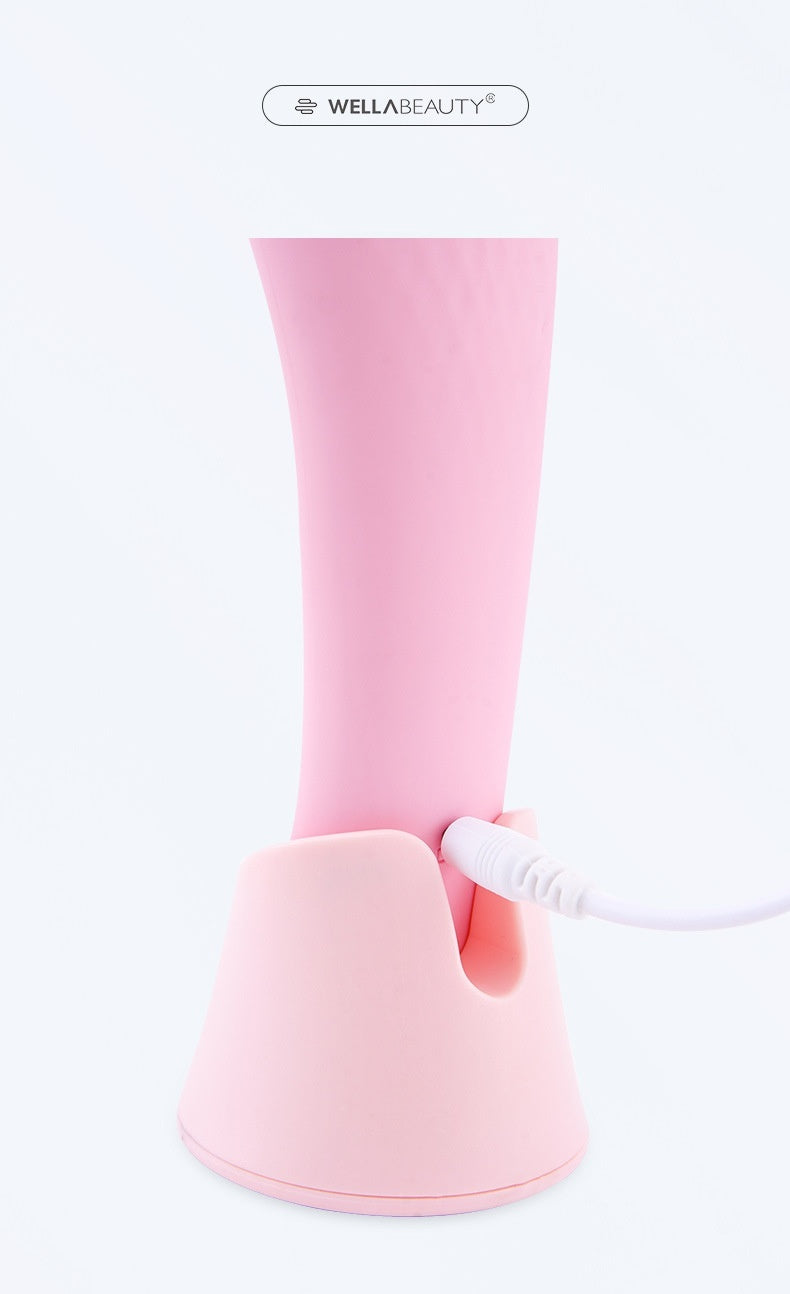 2-in-1 Electric Silicone Facial Brush – Cleansing & Heating