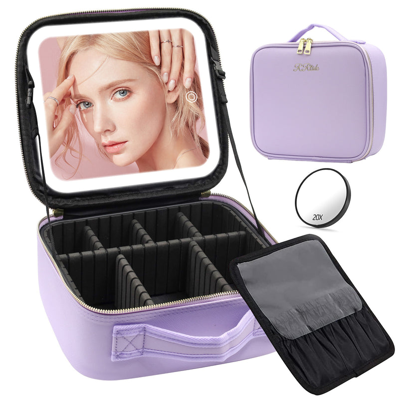 Luxury LED Cosmetic Case – Multifunctional Makeup Storage